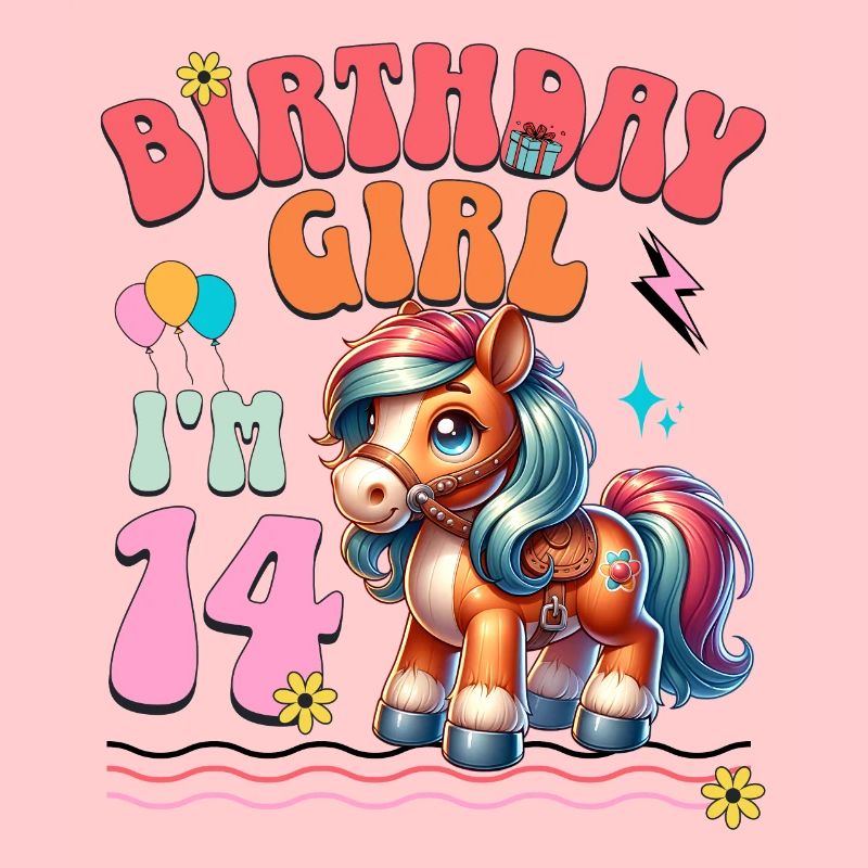 14. Geburtstag Mädchen Pferd Reiten