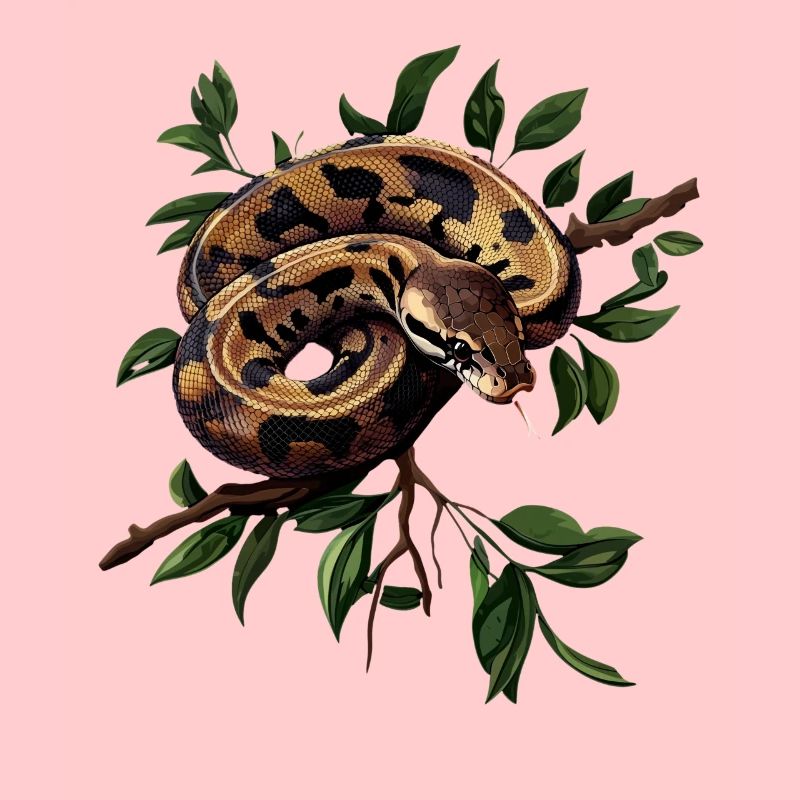 Roi Python Serpents Amoureux Terrarium Python