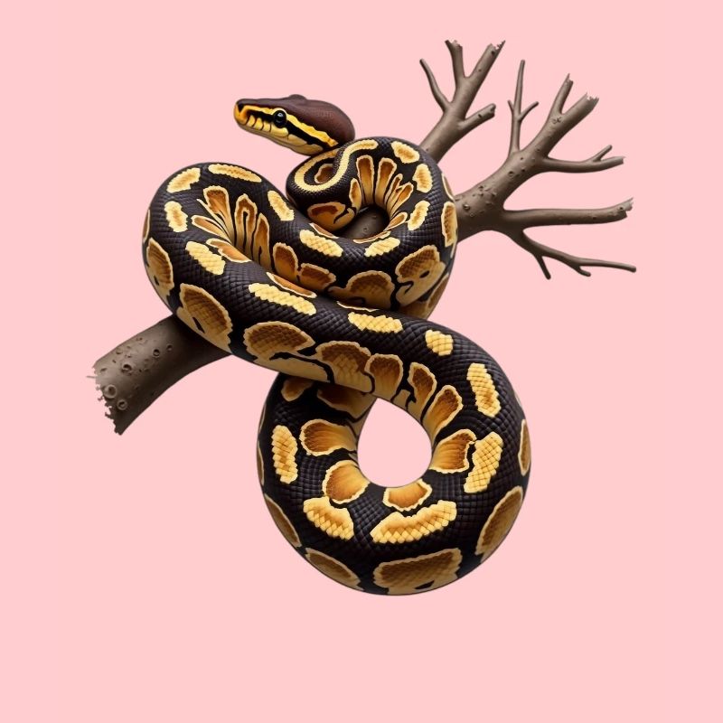 Roi Python Serpents Amoureux Terrarium Python