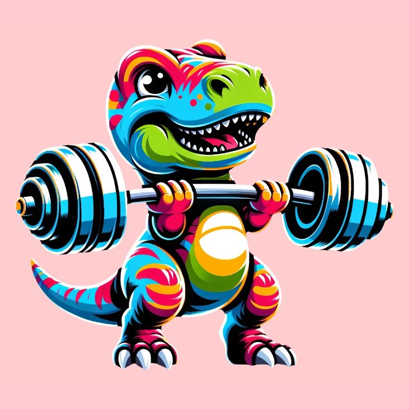 Haltères Trex Dinosaur Haltères Haltères Haltères