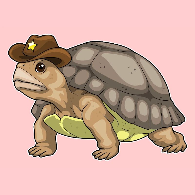 Chapeau de cowboy Turtle Sheriff