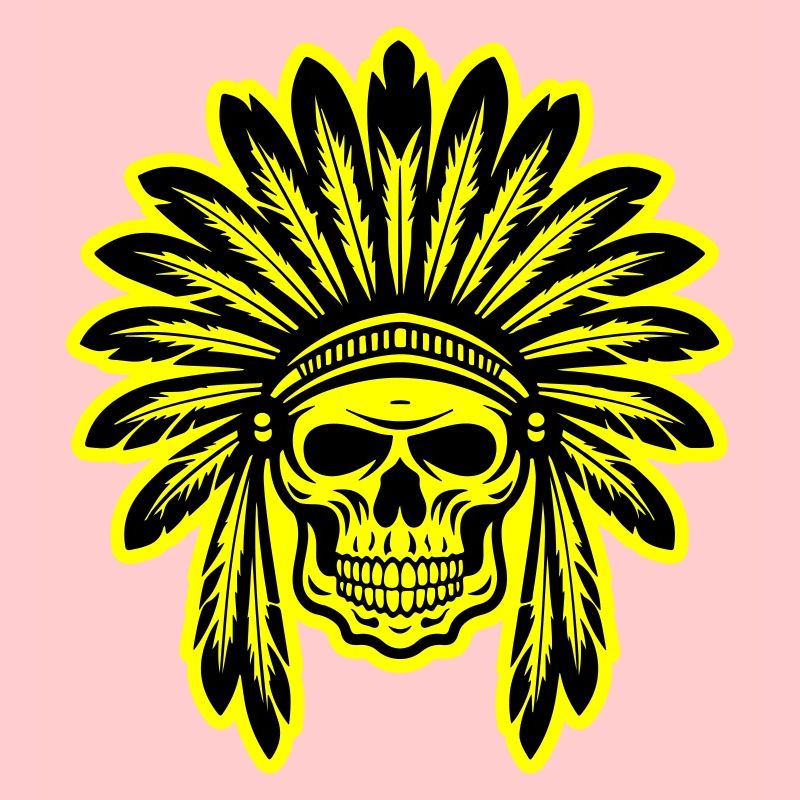 Apache Indian Chief Skull