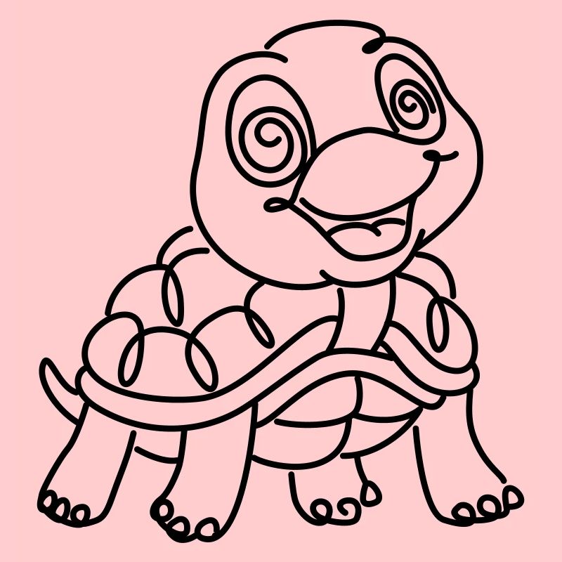 Schildkröte einfarbig