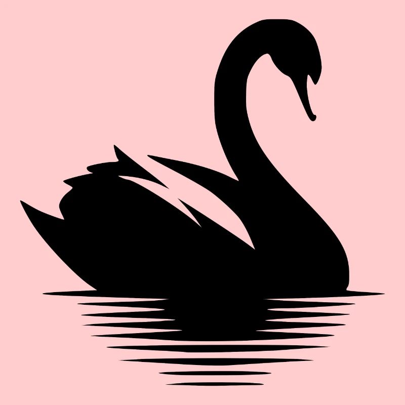 Stolzer Schwan Wasservogel Portrait