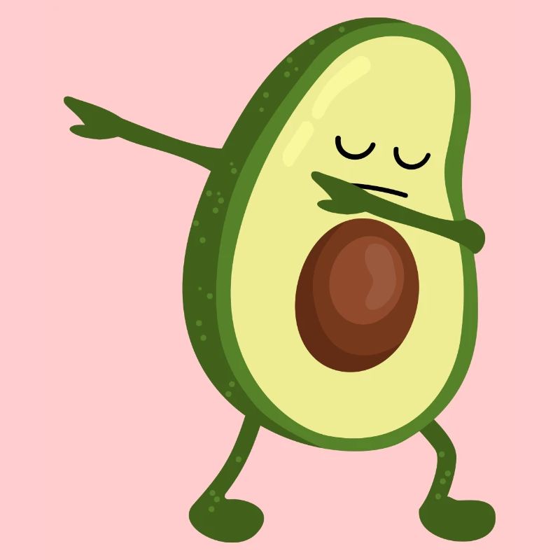 Dabbing Avocado - Dab Dance - Lustig - Cool -Trend