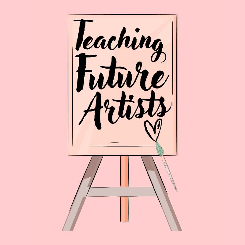 Art Teacher Teaching Future Artists