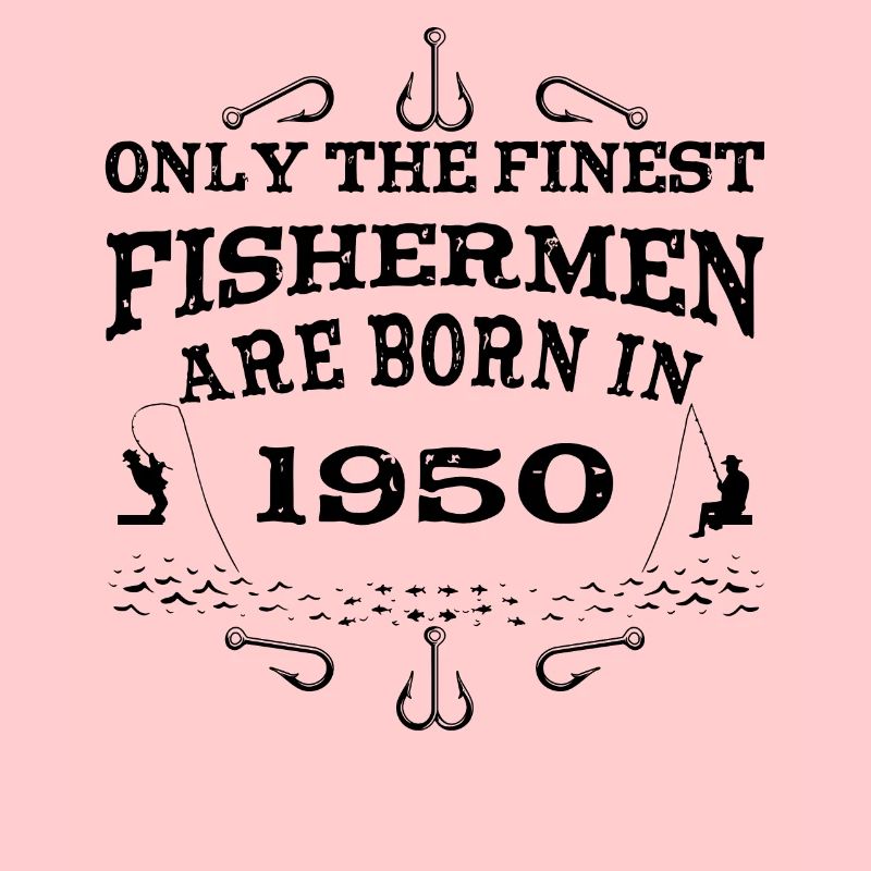 Pêcheur né en 1950 anniversaire