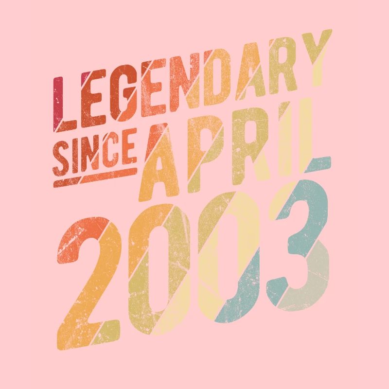 20th Birthday Gift Legendary Since April 2003 20 Y