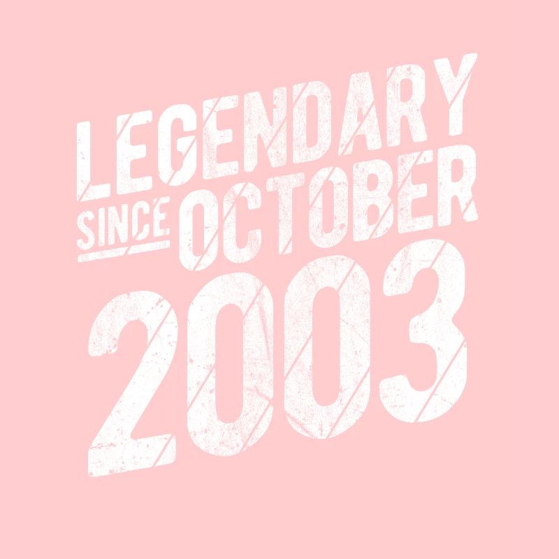 20th Birthday Gift Legendary Since October 2003 20