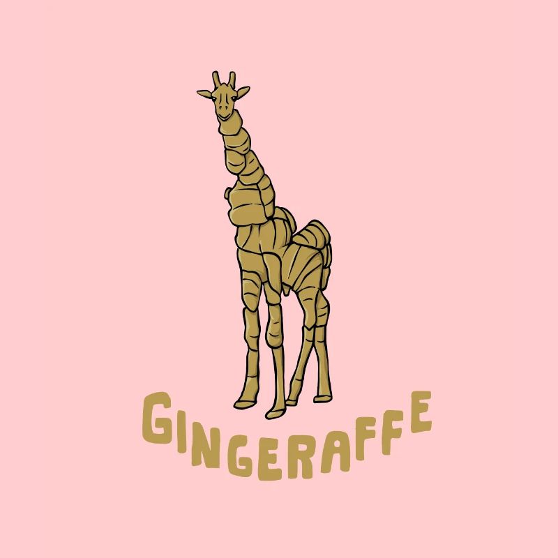 Tiere Ingwer "gingeraffer" Giraffe