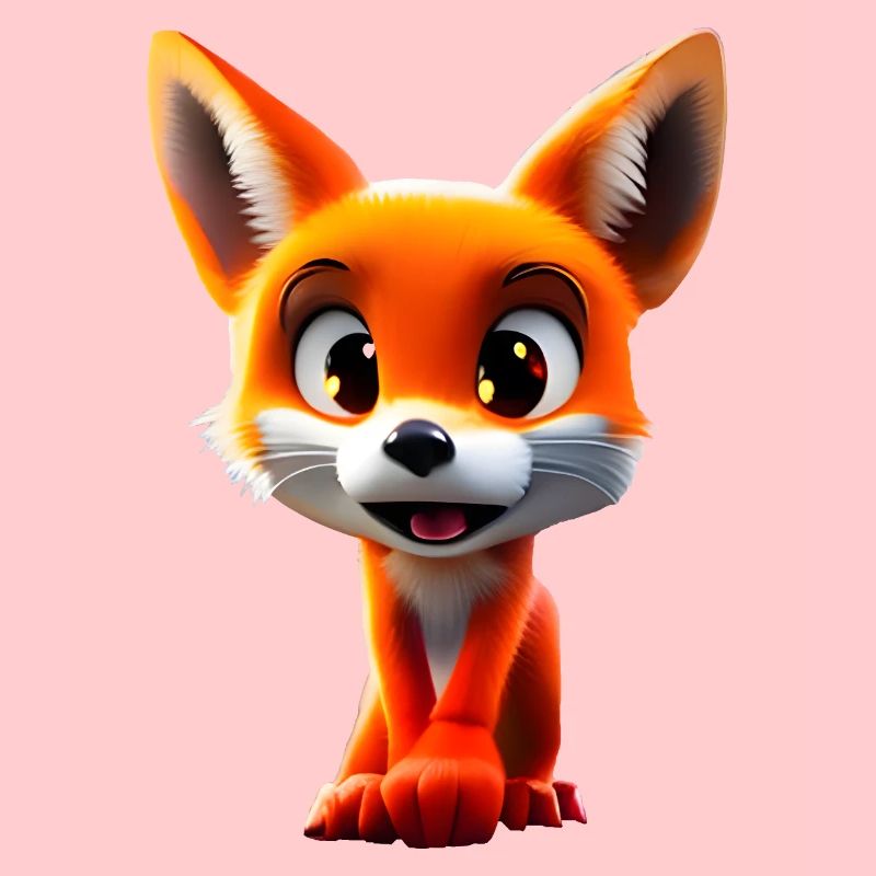 Fuchs mit großen Kulleraugen