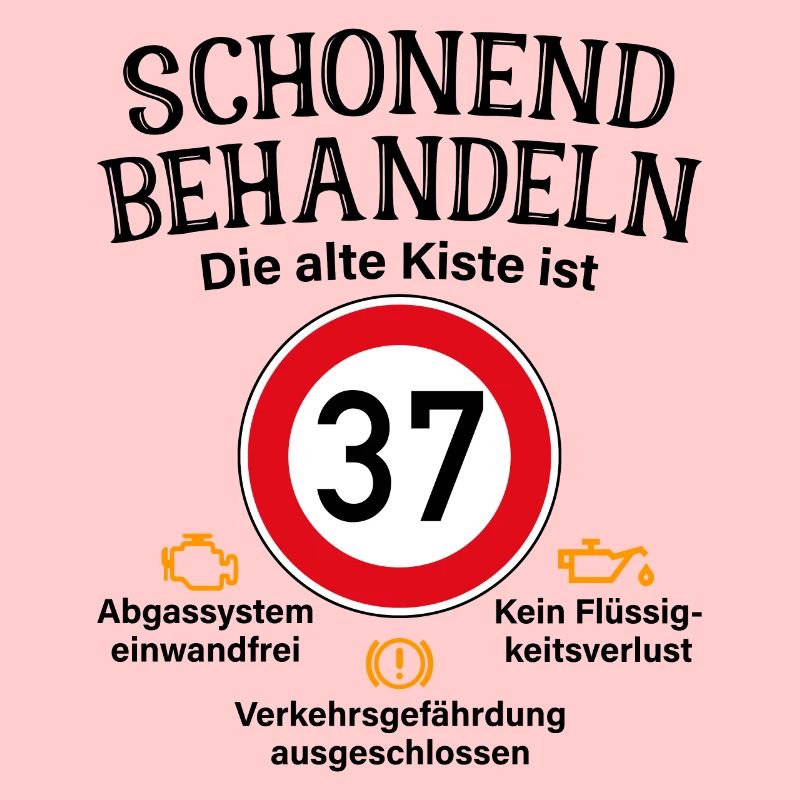 37. Geburtstag Schonend Behandeln 37 Alte Kiste 37