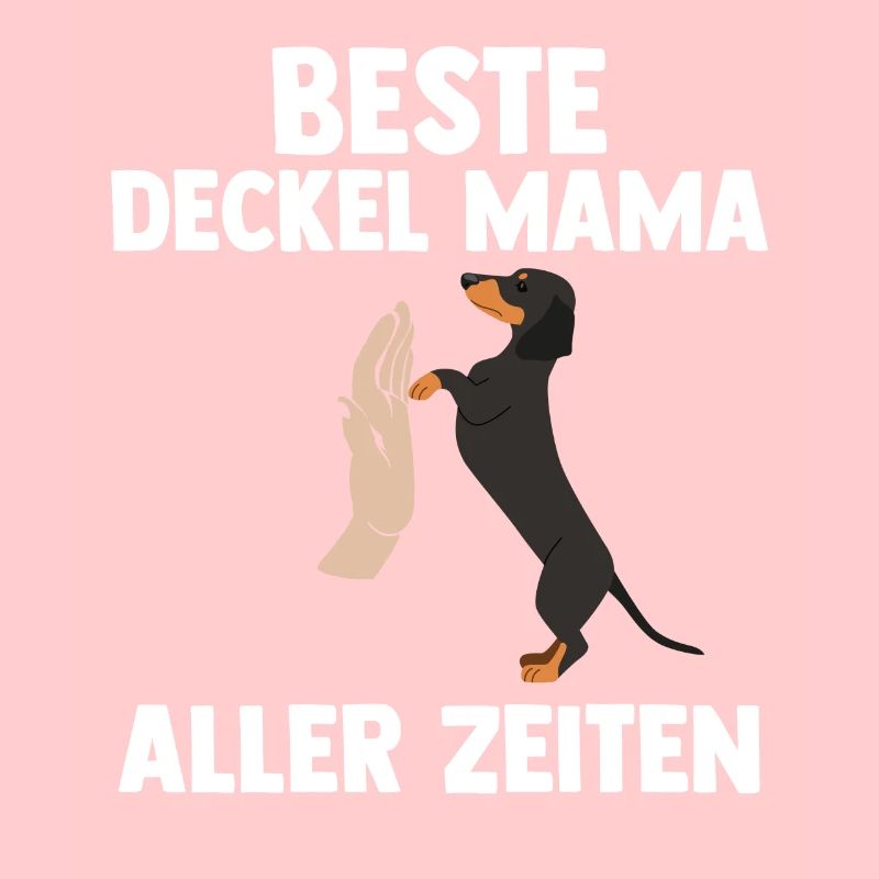 Hund Mutter Mama Dackel