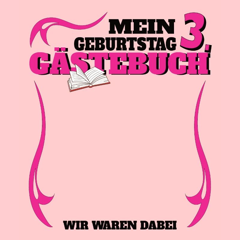 3. Geburtstag Mädchen & Junge Gästebuch