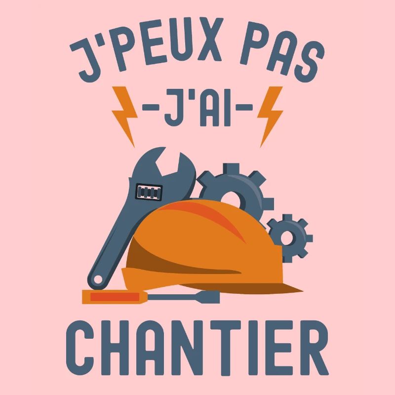 Chantier casque de sécurité outils