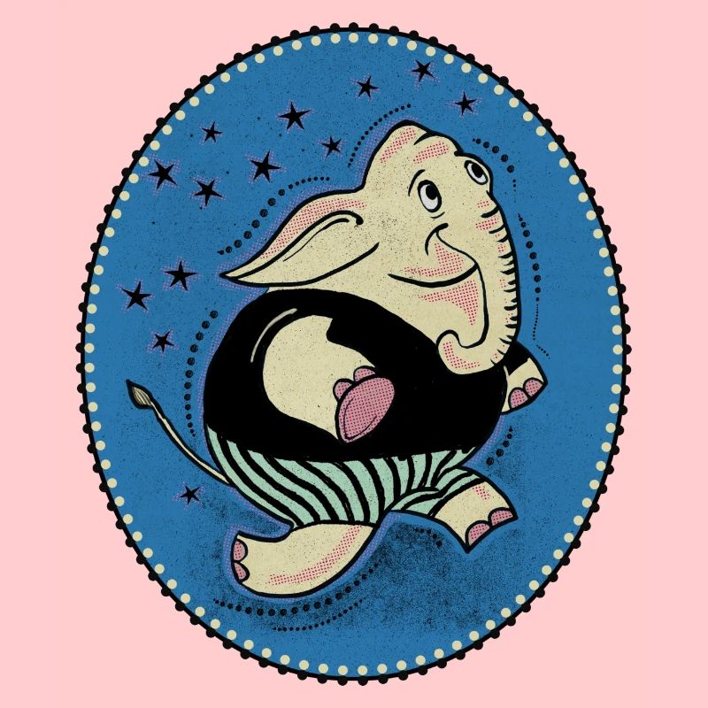 Éléphant vintage