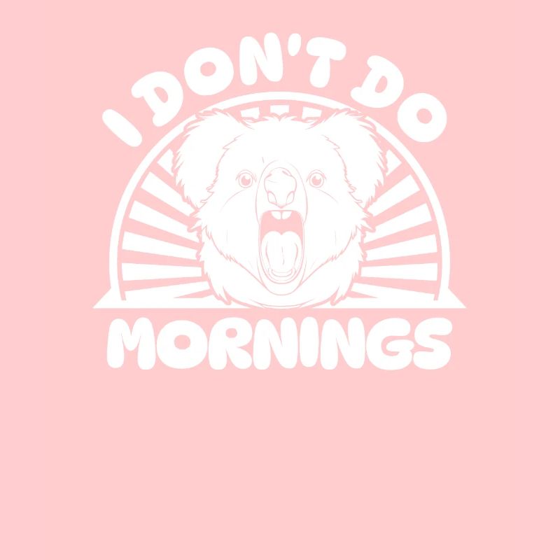 Koala Ours Drôle Je Ne Fais Pas De Matins