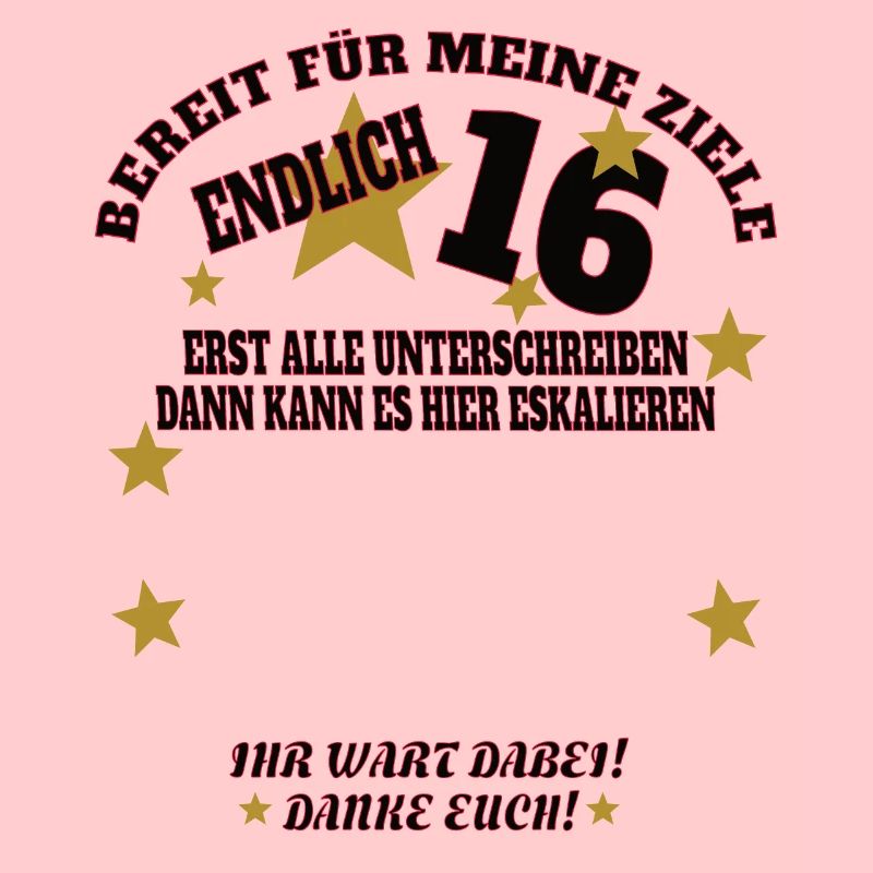 16. Geburtstag Junge Gästebuch Mädchen