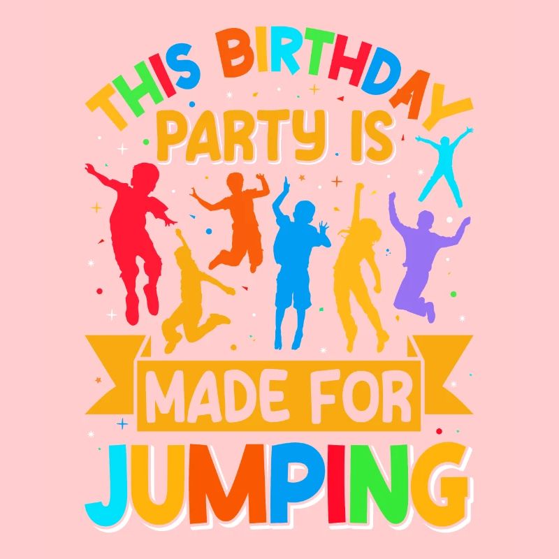 Trampolin Geburtstagsparty