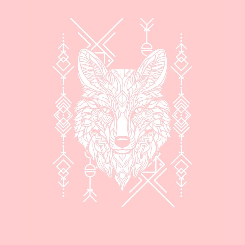 Wolf Geometrisch Polygon Wolf