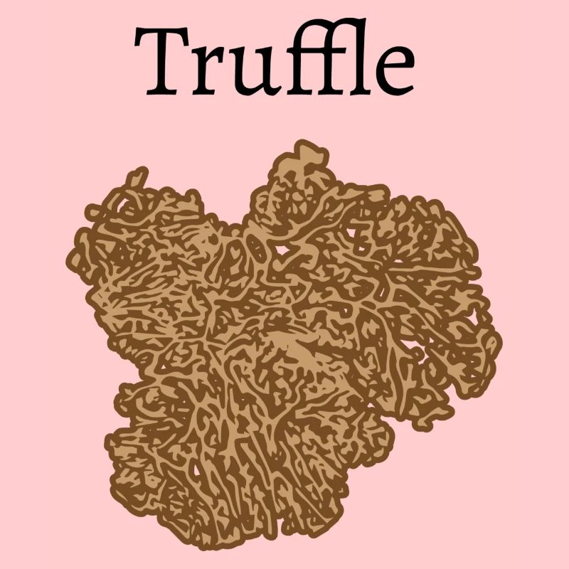 Trüffel Muster Labyrinth