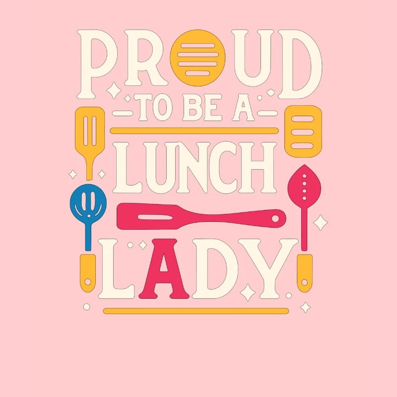 Stolz, eine Lunch-Lady zu sein