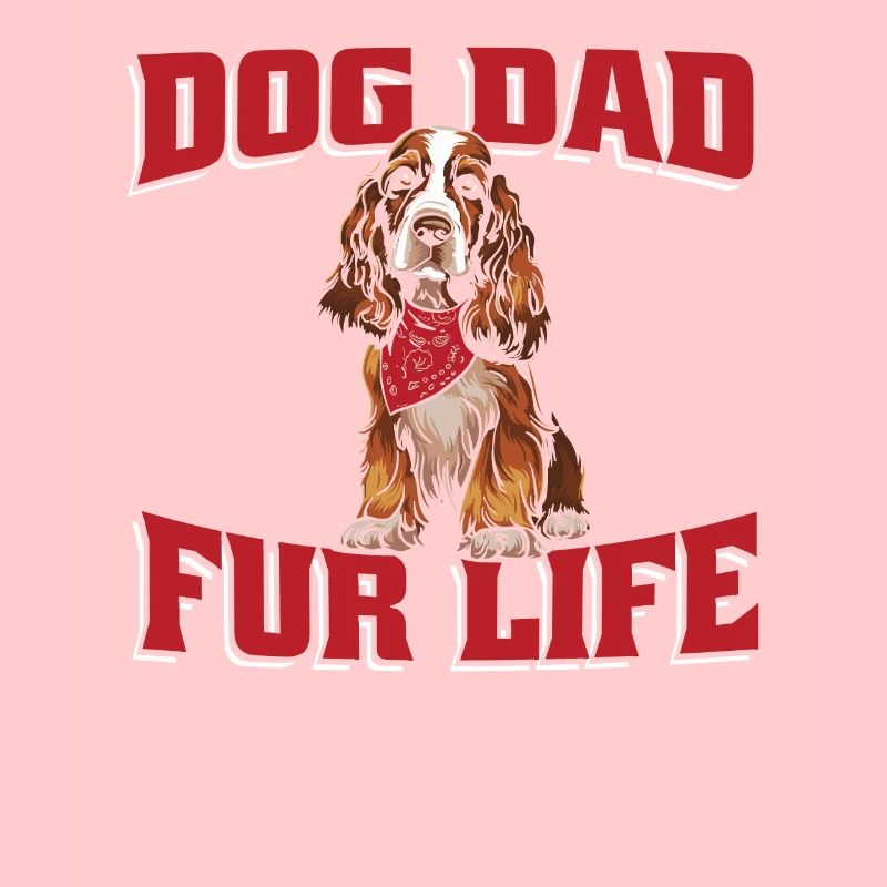 Cocker Spaniel Dog Dad For Life