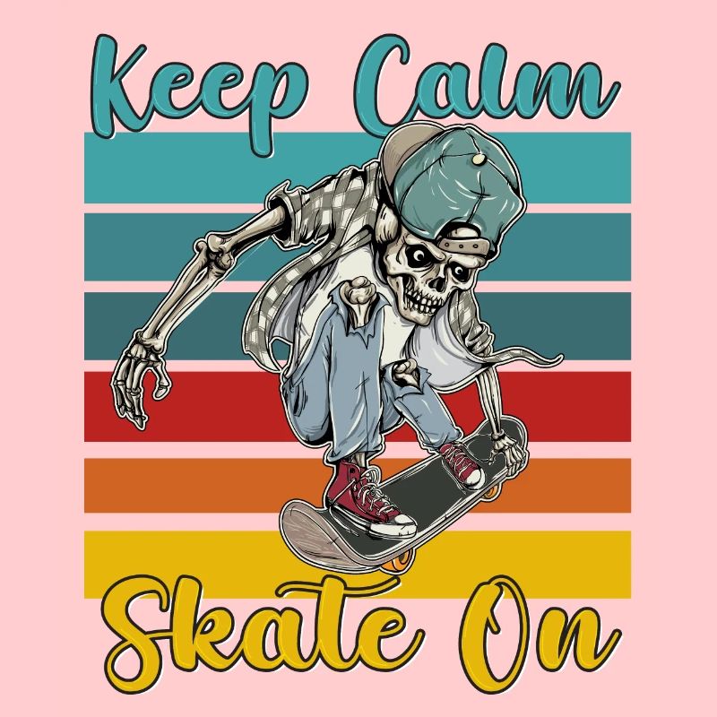 Keep Calm Skate on Skateboarding