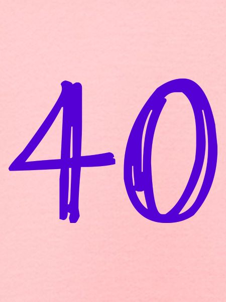 40 ÅR. 40 ÅRS JUBILÆUM. FØDSELSDAG 40 ÅR. 40