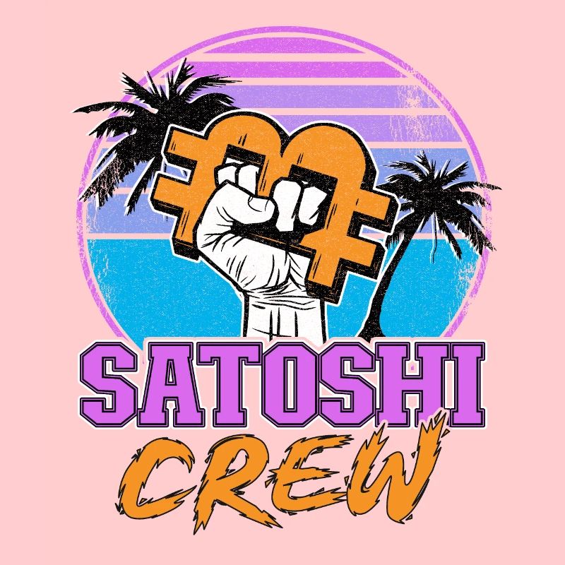 Satoshi Crew Retrowave Crypto-monnaies Bitcoin