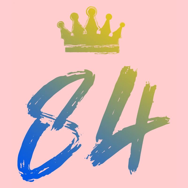 84 Number crown