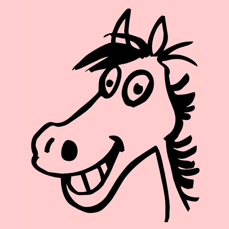 Beklopptes Pferd