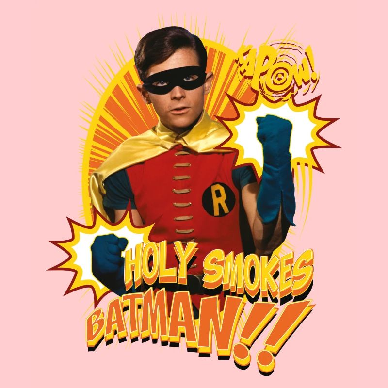 DC Comics Batman Robin Holy Smokes Spruch