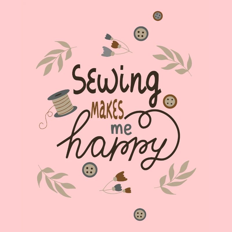 Sewing makes me happy