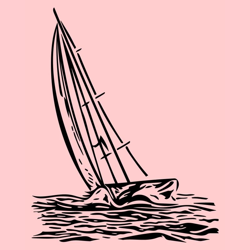 Segelboot am Wind
