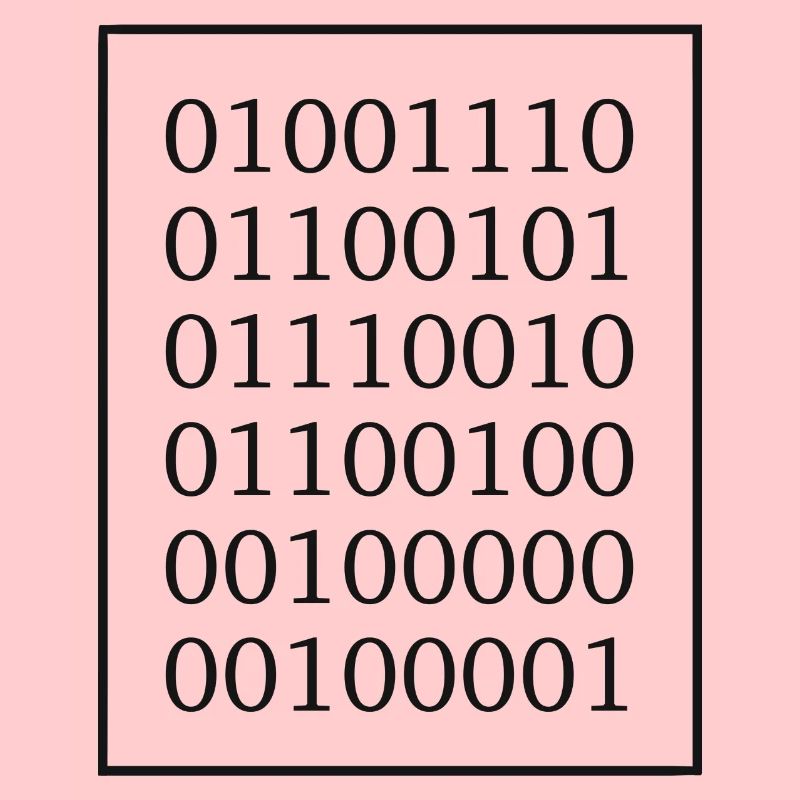 Nerd? In binary language