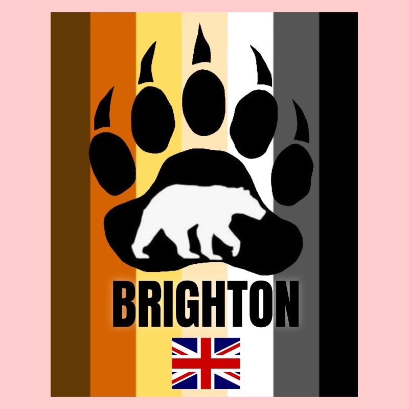Drapeau de l’ours gay de Brighton