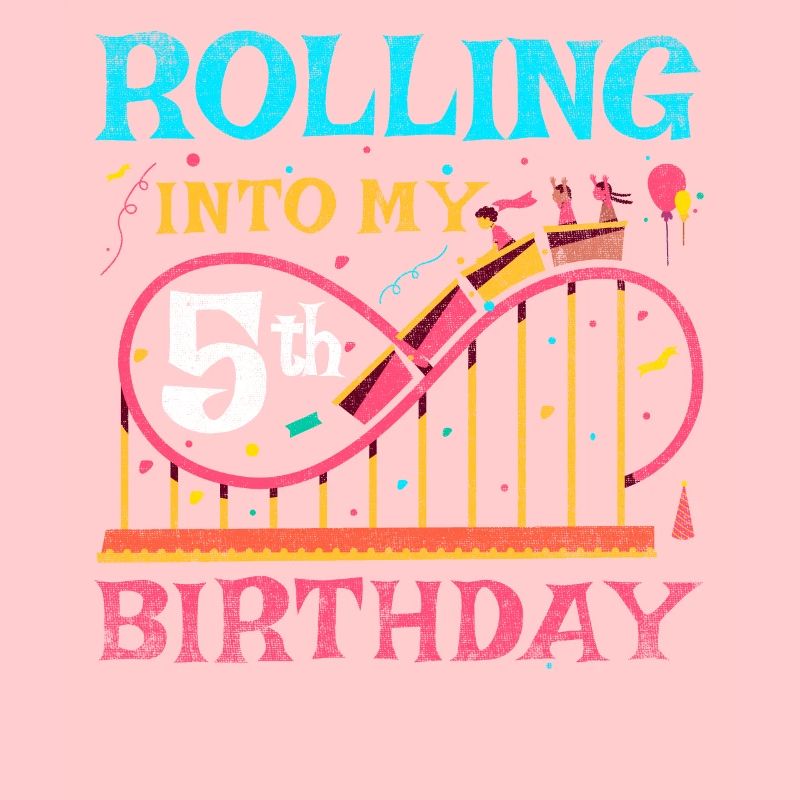 Roller Coaster Kid - Rolling Into My 5th Birthday