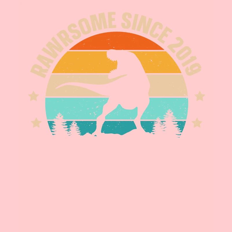 Rawrsome Since 2019 T-Rex 4. Geburtstag