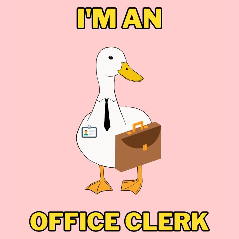 Je suis commis de bureau | Canard dans une suite