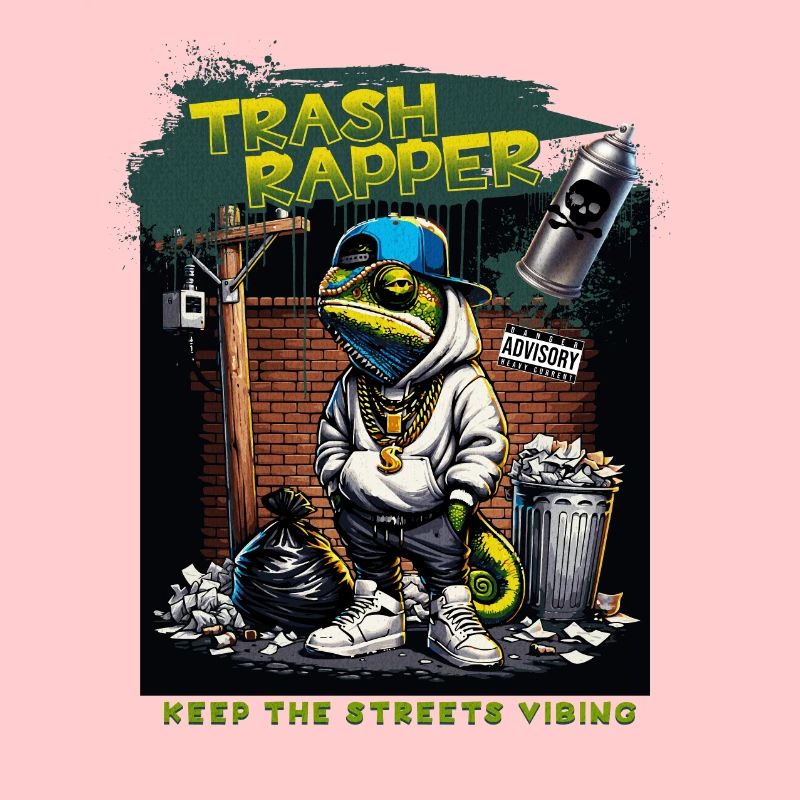 TRASH RAPPER Eidechse