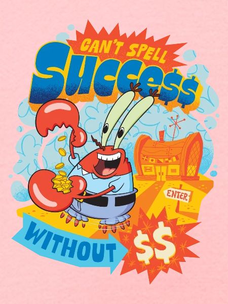 Spongebob Squarepants Mr. Krabs Funny Design