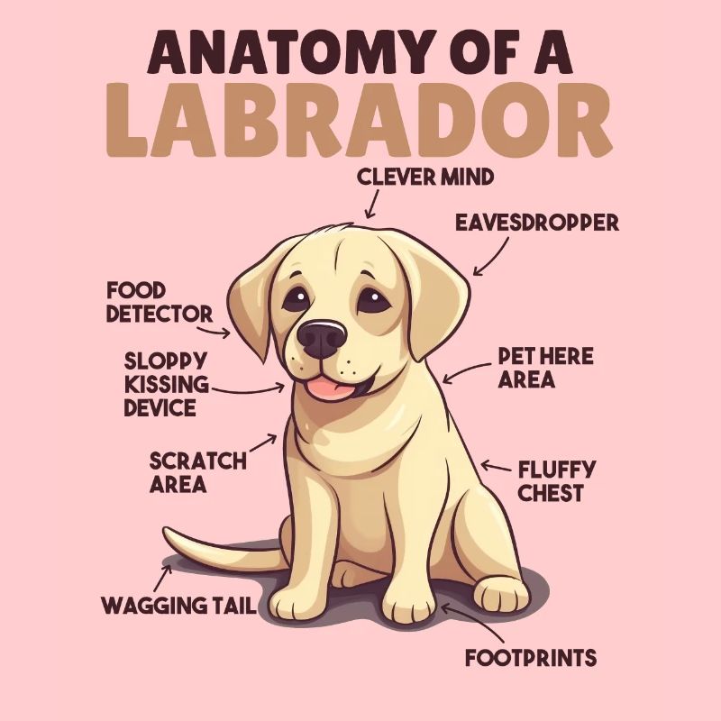 Explication du chien Anatomie d’un Labrador