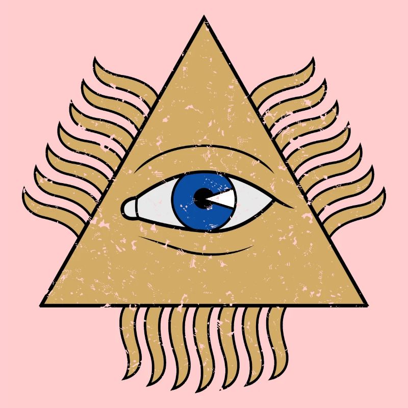 All-Seeing Eye - Pyramid Triangle
