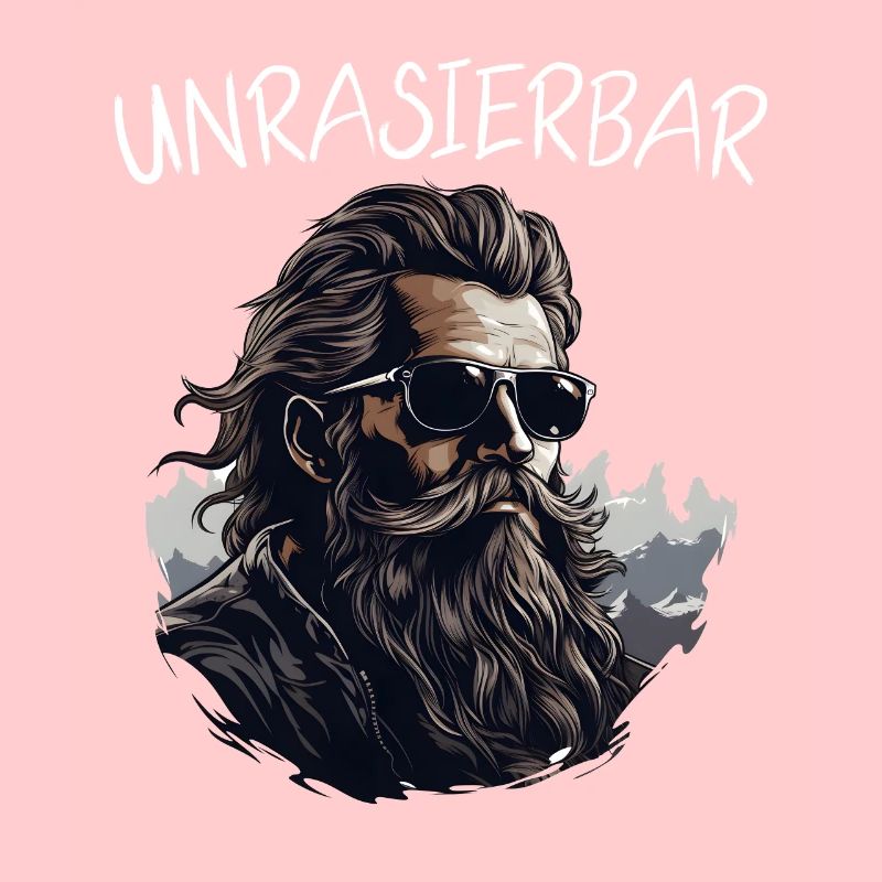 Wikinger Bartträger Lustiger Bart Spruch