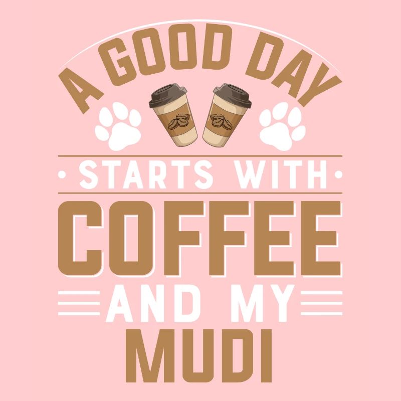 Mudi Dog Breed Coffee Drinking Caffeine Caffeine