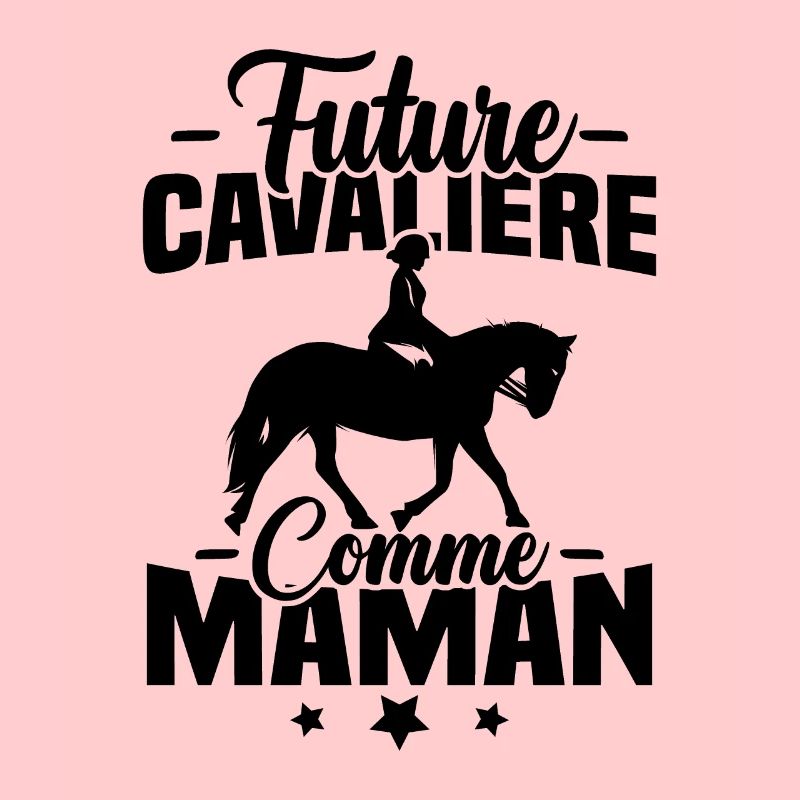 Future cavalière comme maman