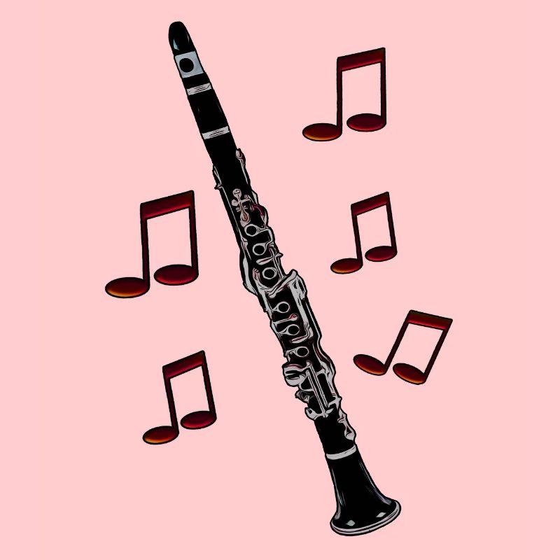 Clarinet notes red