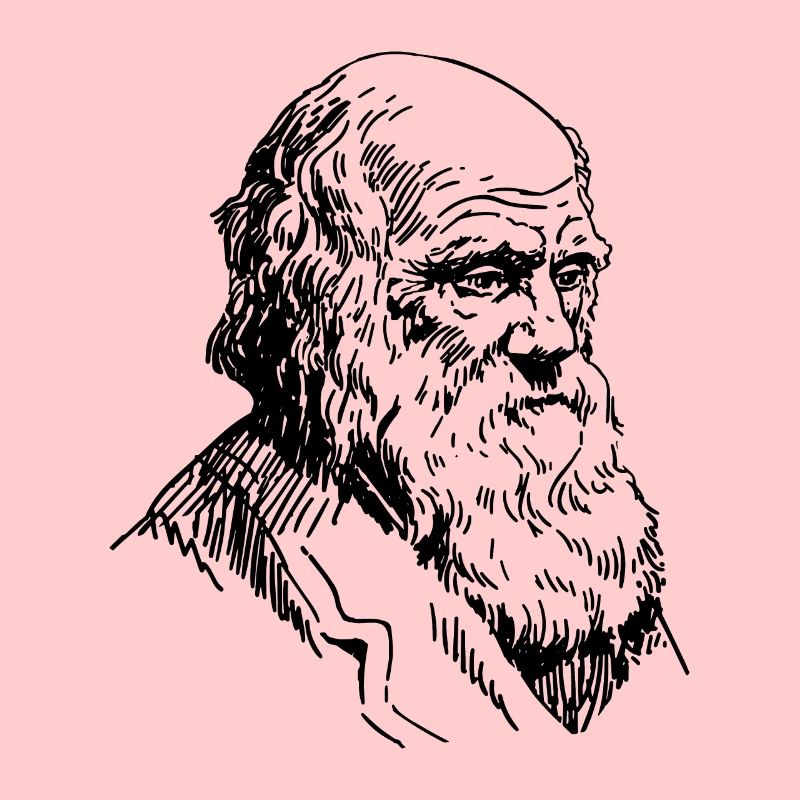 Porträt Darwin Biologie Evolutionstheorie