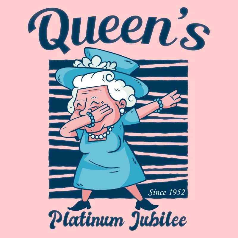 Dabbing British Queen Monarchy Platin-Jubiläum